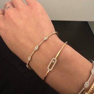 Messika 18k gold move uno bracelet